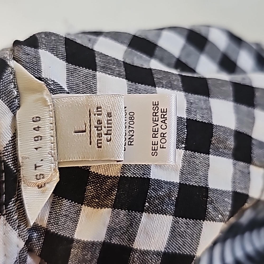 3/$20 Cato L Check Lace Top - Picture 5 of 7